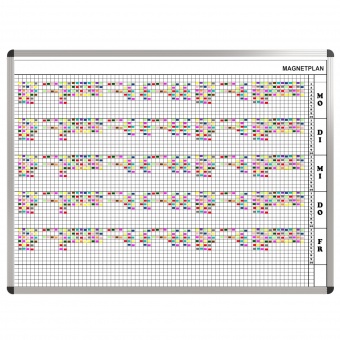 Personal-Raum-Plan, 10 Stunden, 73 Spalten, 103x157 cm, Personal-Raum-Plan, 10 Stunden, 73 Spalten, 103x157 cm,